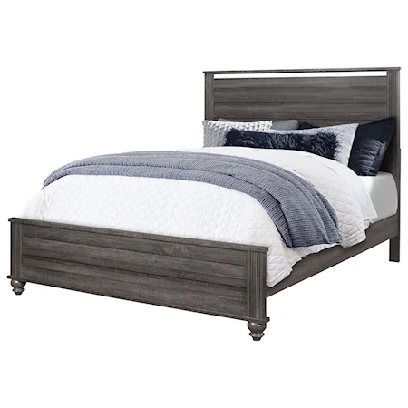 Transitional California King Bed